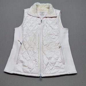 L.L. Bean Women's Pale Pink Quilted Vest